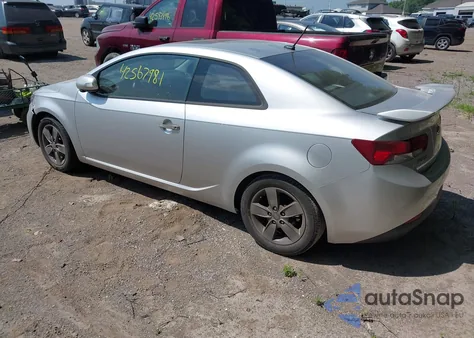 2010 Kia Forte Koup Ex from USA, damaged, VIN KNAFU6A23A5262467